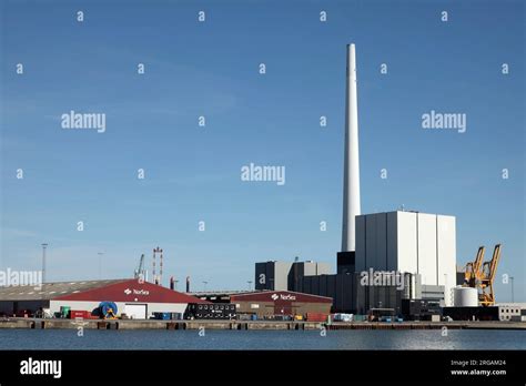 Esbjerg Power Station Chimney .